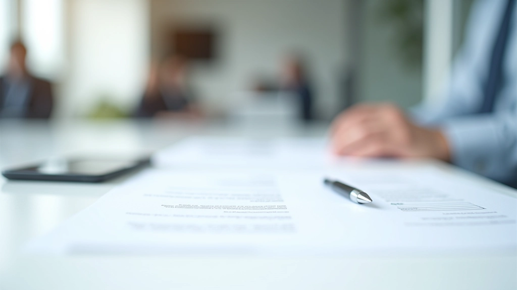 Government legislative documents and compliance reference guides arranged on modern office desk with natural light